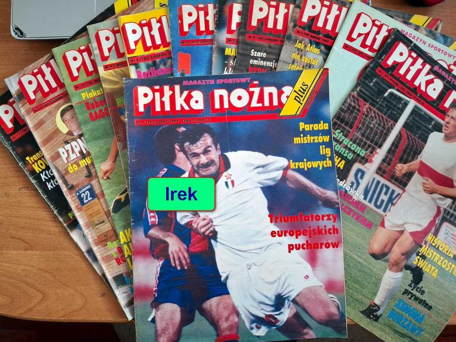 Miesięcznik "Piłka Nożna - plus" - rocznik 1994