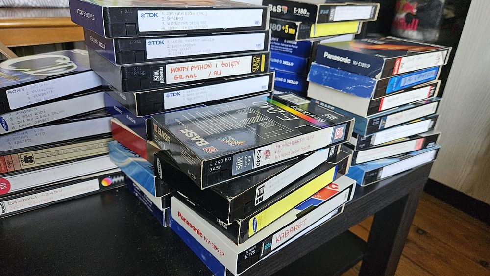 Zestaw 80 Kaset VHS - Filmy