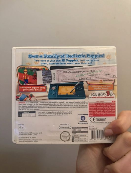 Jogo Puppies World Nintendo 3DS