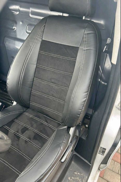 Модельные авточехлы на бусы эко кожа алькантара Renault Trafic Master Mercedes Sprinter Vito  Ford Transit Opel Vivaro Movano Citroen Jumper и другие!
