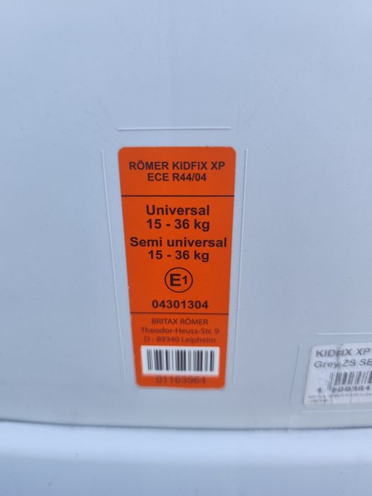 Cadeira Auto Britax Römer Kidfix XP (15-36kg) – ISOFIX e Segurança Reforçada