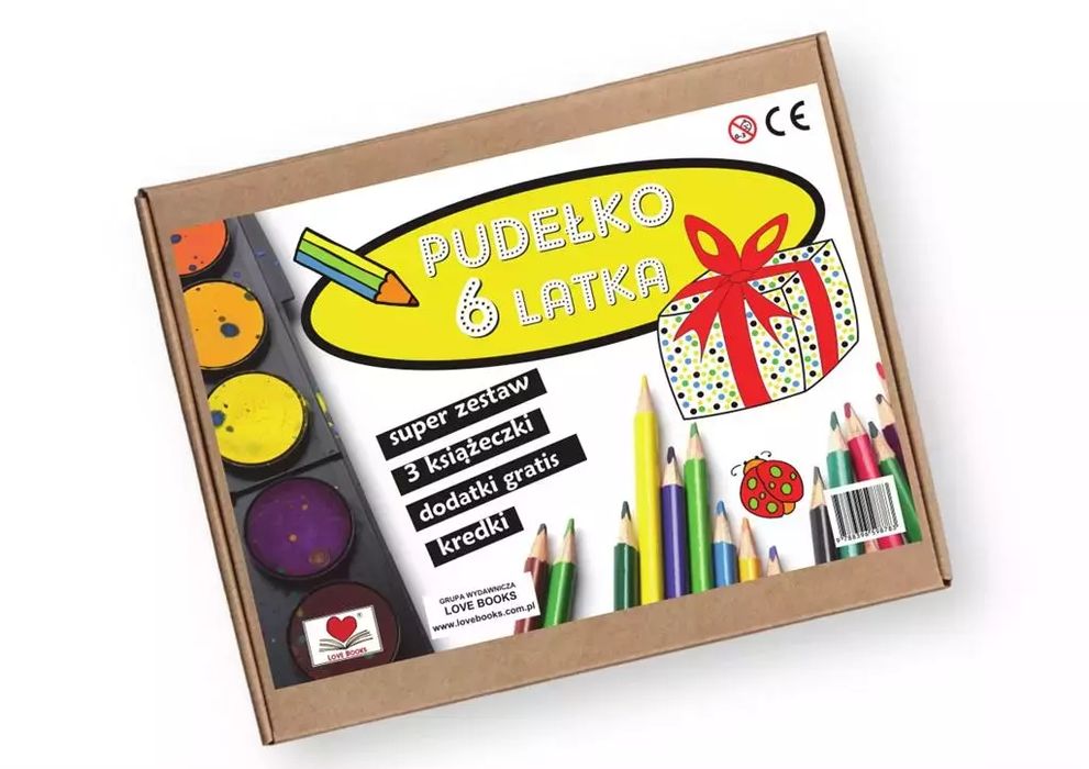 Pudełko 6 latka. Zestaw edukacyjny. Love Books