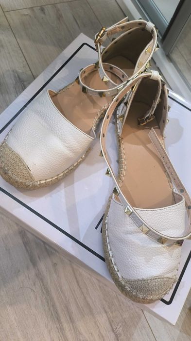 Białe espadryle 37 na lato