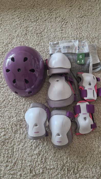 Capacete + Joelheiras + Cotoveleiras