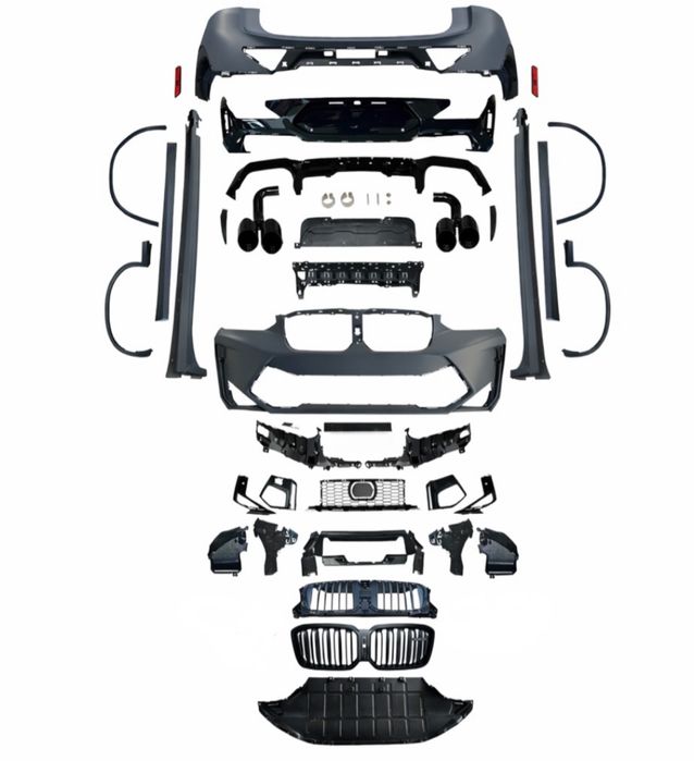 Обвес бампер X4M F98 LCI для BMW X4 G02 F98 2022-2024