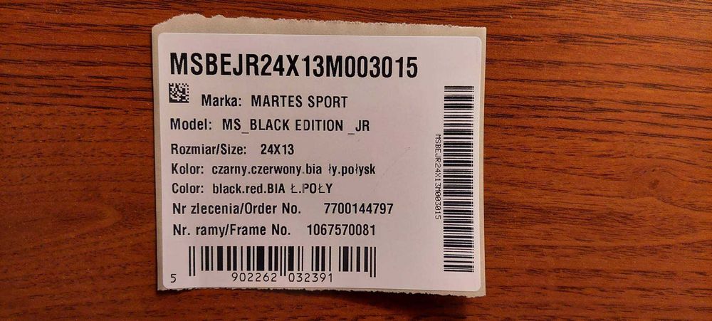 Rower Kross, dziecięcy, BLACK EDITION JR, nówka!