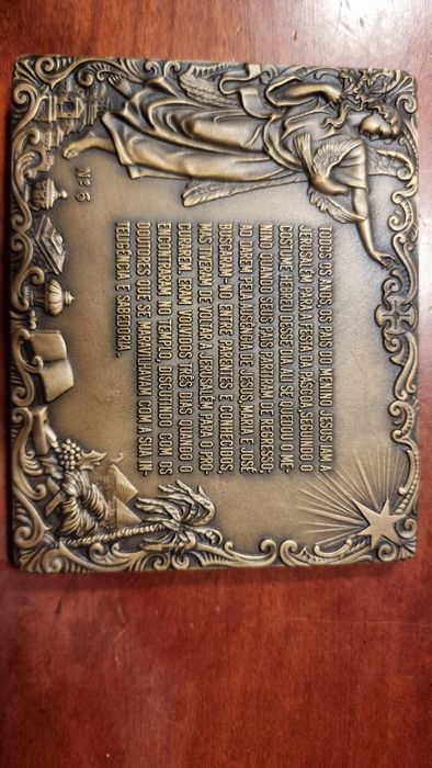 Medalha em Bronze “Menino entre Doutores” – Cabral Antunes – Numerada