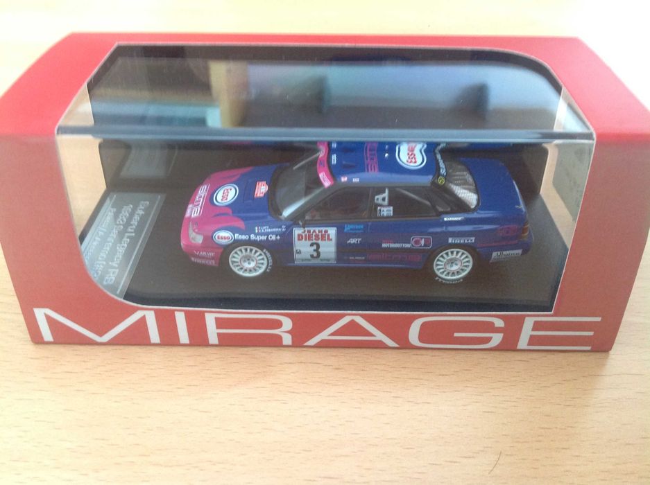 Miniaturas HPI 1/43 de rally WRC Lancia Subaru Toyota