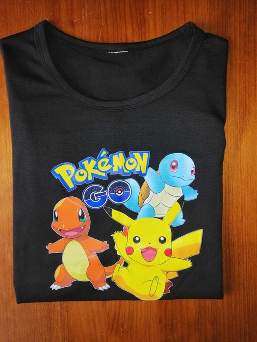 T-shirt preta Pokemon 12 A (158 cm) NOVA