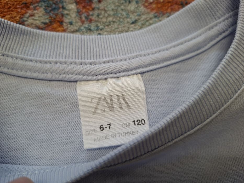 Лонгслів Zara 6-7 р., 120-122 см (реглан,  футболка)