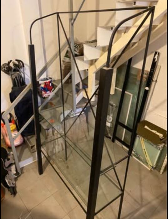 Expositor com 2 prateleiras