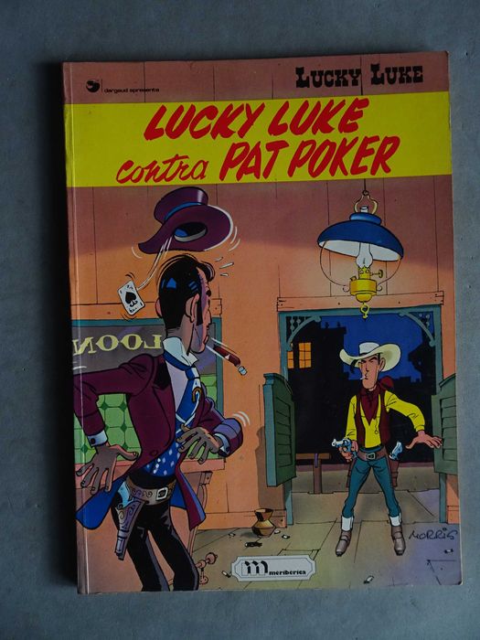Livro Meribérica Lucky Luke contra Pat Poker (capa mole)