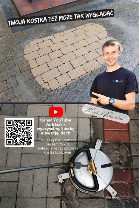 Mycie / Czyszczenie Kostki brukowej / Elewacji / Dachu