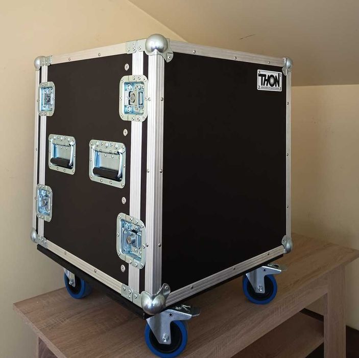 Nowy rack case Thon 12u na kołach