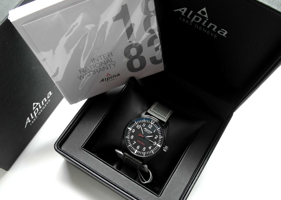 ALPINA BLACK PILOT, komplet perfekcyjny stan.