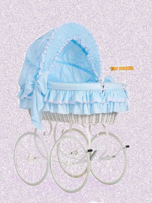 kosz kołyska łóżeczko wózek retro dla dziecka
