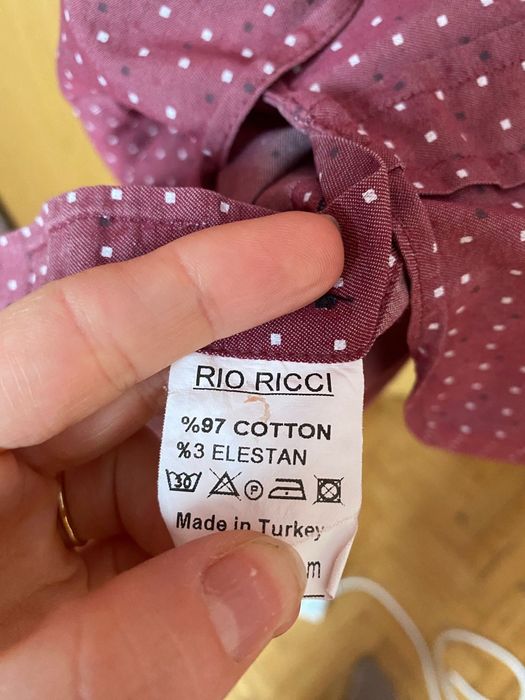 Koszula męska w kropki