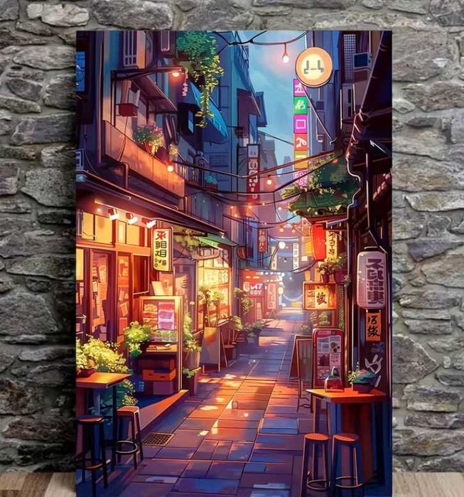 Nowy obraz na płótnie uliczka