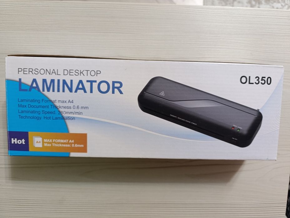 Ламінатор OL350 + плівка A4  + плівка 65×95