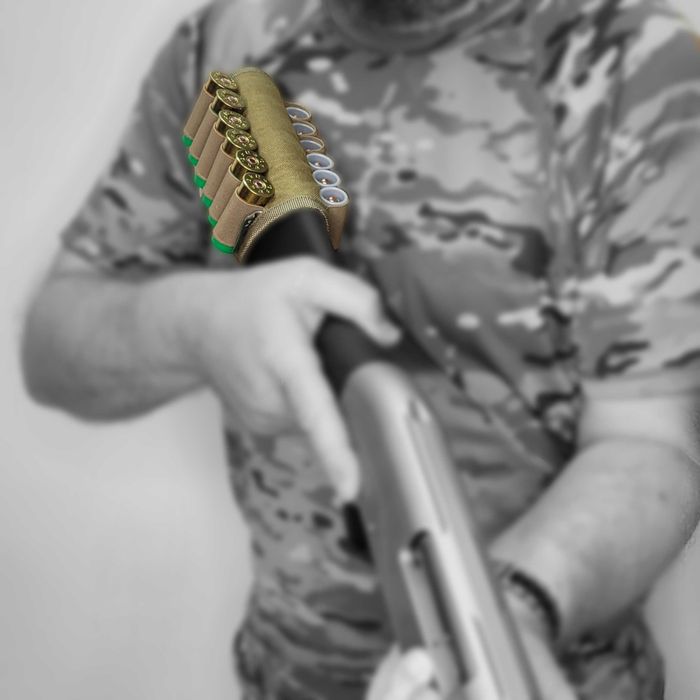 Патронташ MARCK-MEN на приклад на 6-8-12 патронів .12К для дозарядки