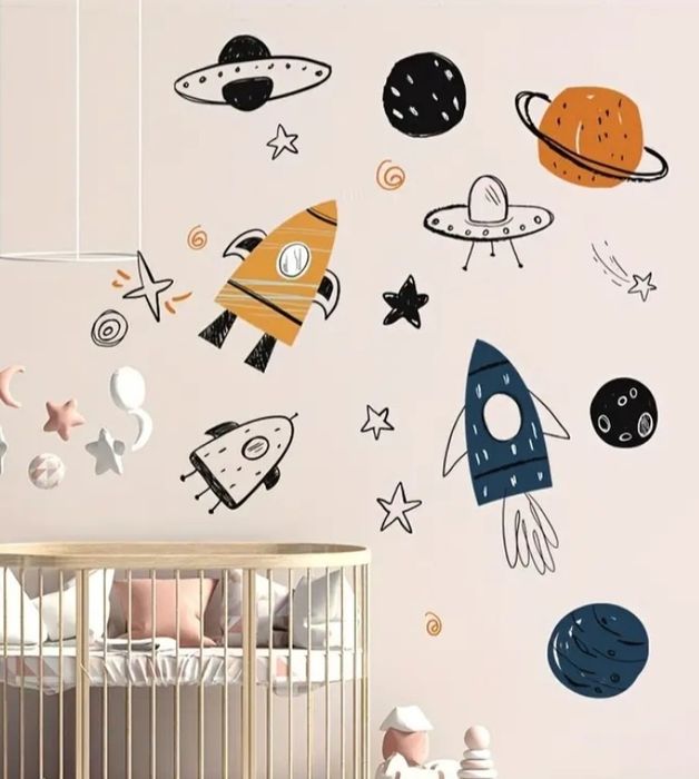 Autocolates parede Espaço