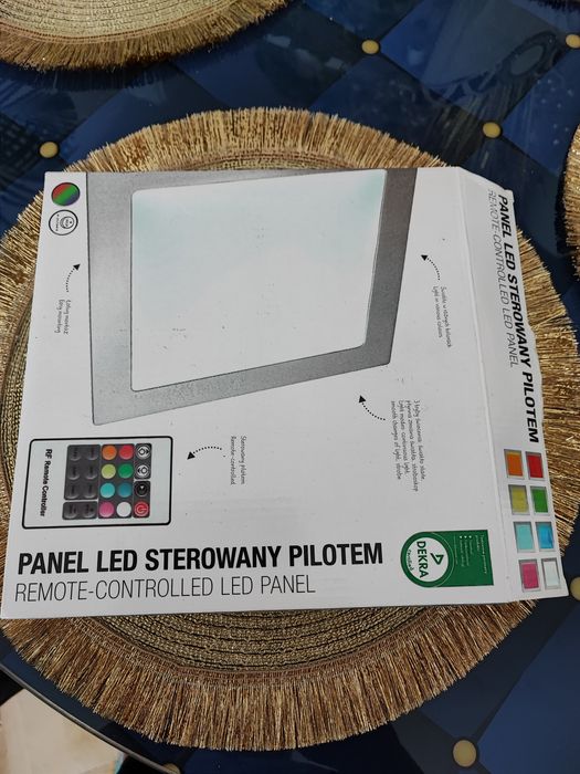 Panel LED sterowany pilotem
