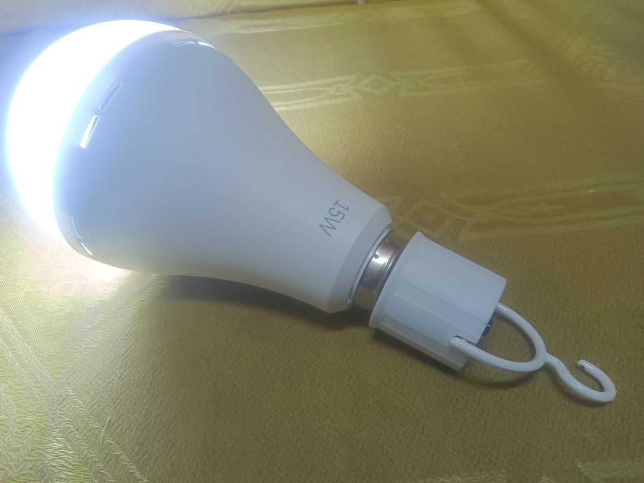 Лампа аккумуляторная   Е27, 12W, 15W, 6000К
