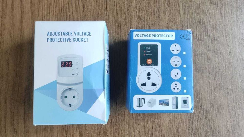 Реле напруги відсікач регульовані в розетку TAXNELE, TOMZN і ETEK НОВІ