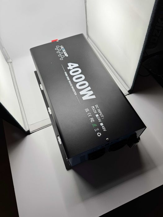OLTEANP 4000W czyst falownik sinusoidalny przetwornica 12V do 230V usb