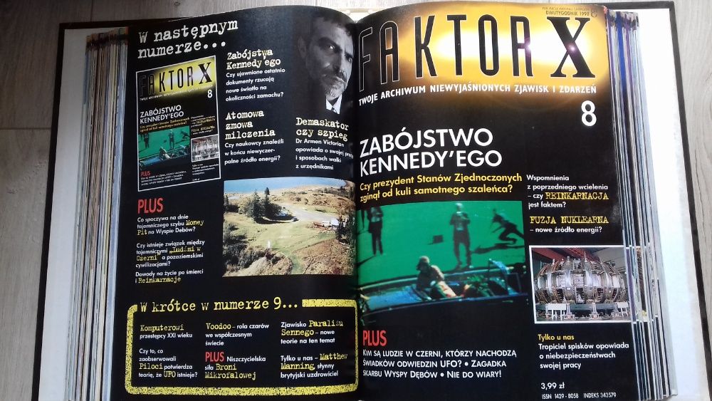 FAKTOR X . ARCHIWUM NIEWYJAŚNIONYCH zjawisk i wydarzeń.16 części