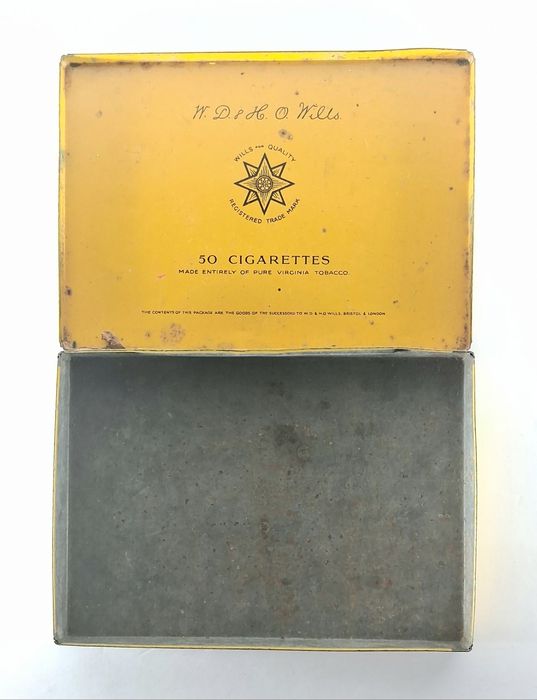 Lata antiga de charutos Will's