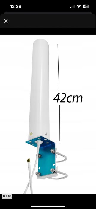Antena zewnętrzna mimo 21 dbi 5g zestaw nowa