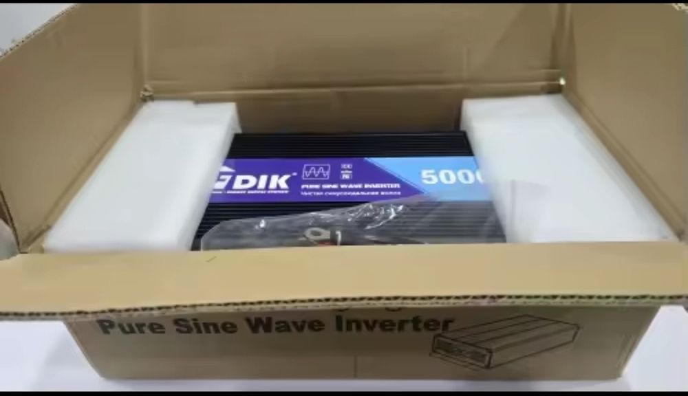 Inversor 5000w Onda Pura 24v ou 12v para 220v Novo