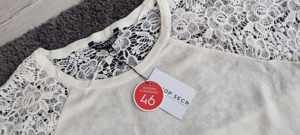 Biały sweter Top Secret