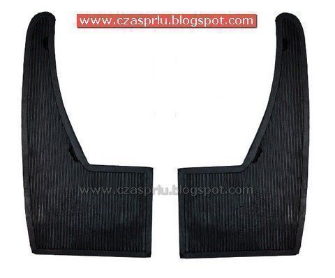 **Fiat 125p FSO Chlapacze gumowe PRZEDNIE Błotochrony Komplet - 2 szt