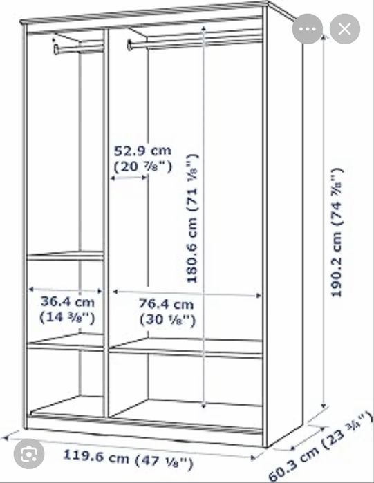 Ikea szafa Songesand