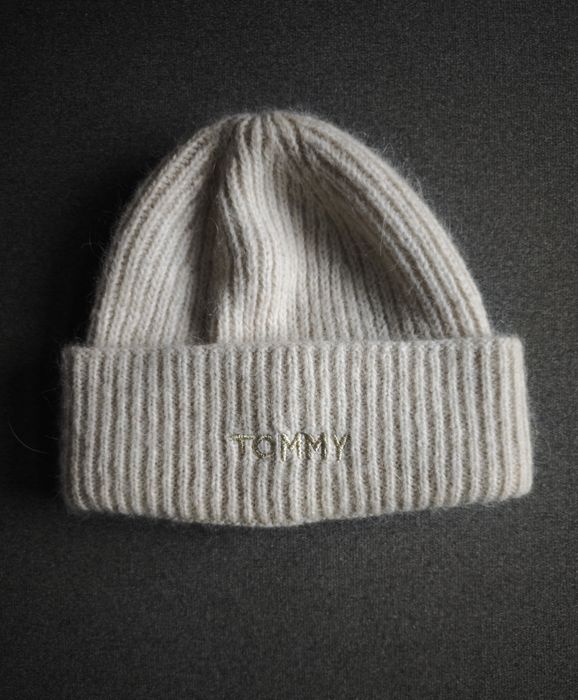 Czapka z dodatkiem wełny Tommy Hilfiger