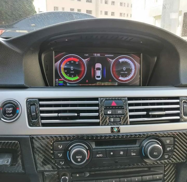 Rádio Android 13 com GPS BMW E60 E61 E62 E63 E90 E91 E92 E93 (Novo)