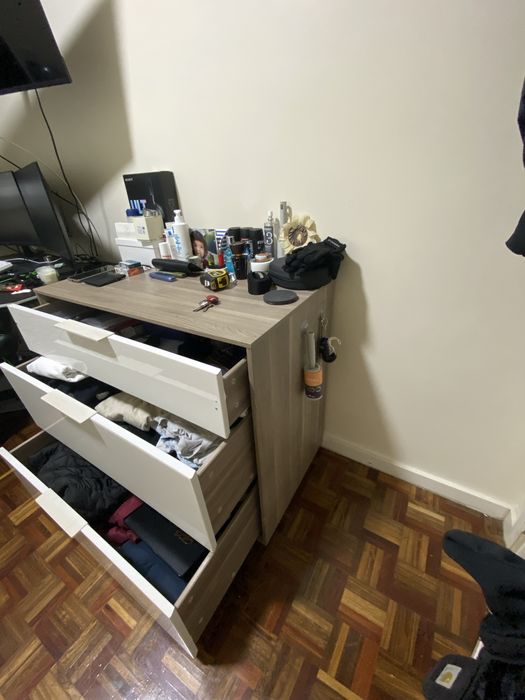 Cama IKEA HEMNES extensível + Cómoda + Colchão OFERTA