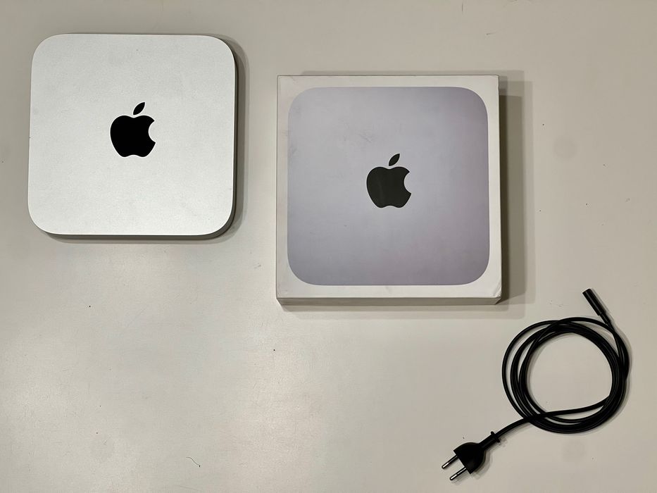 Mac mini M1 16GB/256GB - cichy, wydajny, Grade A-, komplet + podstawka