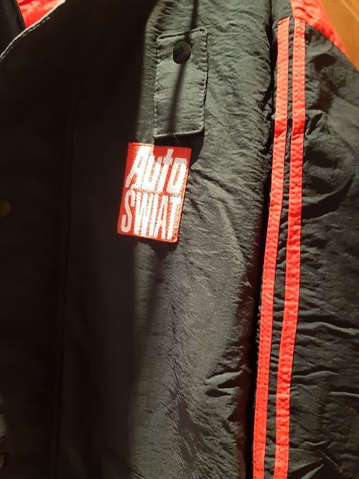 Auto Świat kurtka kolekcja ocieplana vintage L XL czarna prl  rajdy