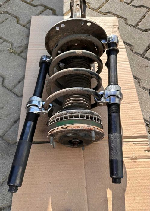 Mechaniczny Ściągacz do Sprężyn + Mostek + Waliza Zakres Pracy 23-280