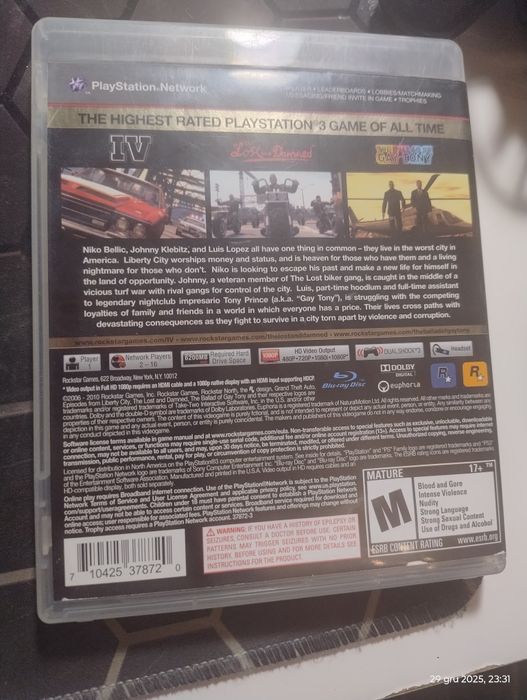 Grand Theft Auto IV the complete edition PS3, GTA 4
