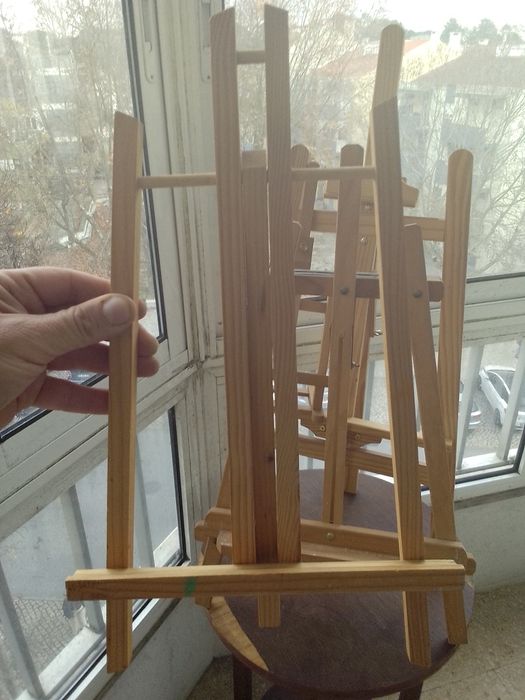 Conjunto de 4 Tripés/Cavaletespara Quadros