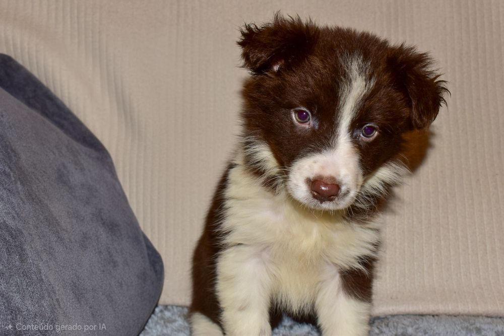 Border Collie chocolate
