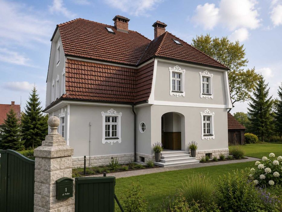 Przedwojenna Willa / Dom z 1936 r. – 220 m², 11 arów, Lubsza