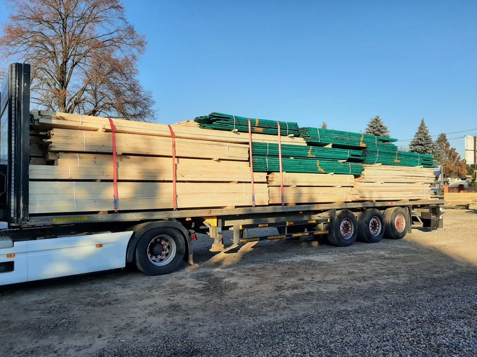 TARTAK! Więźby Dachowe! Łaty, Kontrłaty! Deski szalunkowe! Transport!