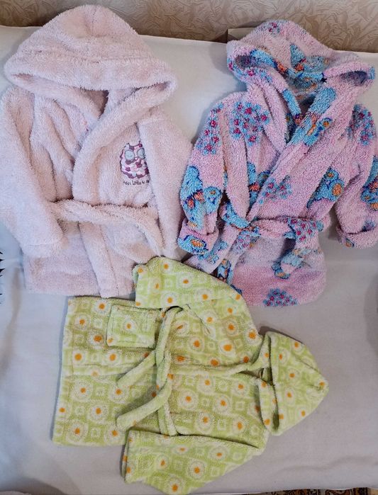 Халати махрові на дівчинку