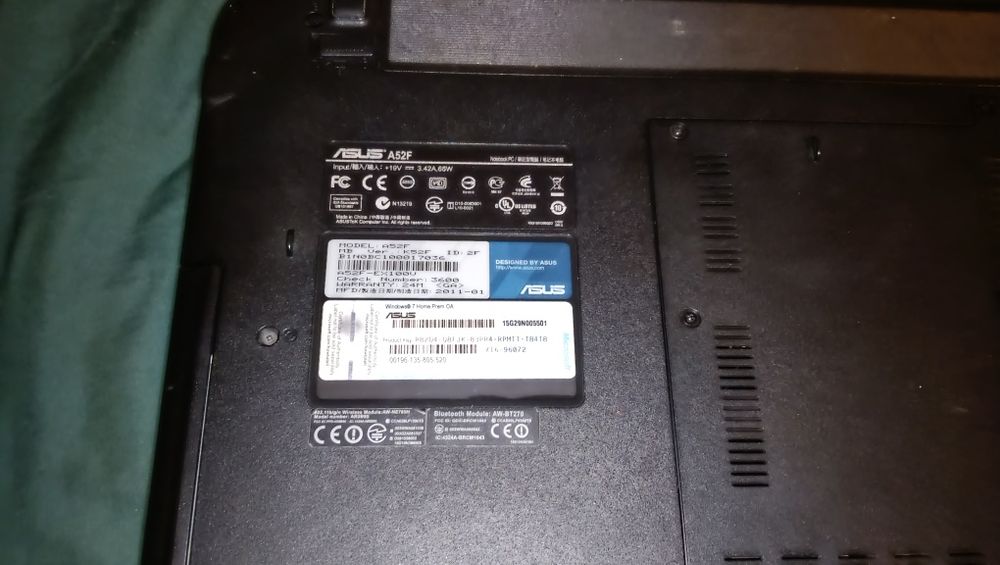 Laptop Asus A52 i3/4GB/250GB