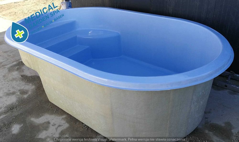 Jacuzzi balia basen ZBIORNIK NA DESZCZÓWKĘ nowy estetyczny 5500 litrów